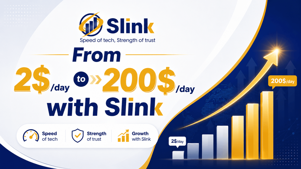 From 2$/day to 200$/day with Slink